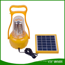 Función completa Solar LED Camping Linterna Solar Lámpara de emergencia USB recargable con cables
